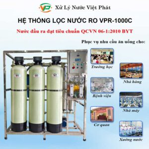 Hệ thống lọc nước RO công nghiệp 1000l h