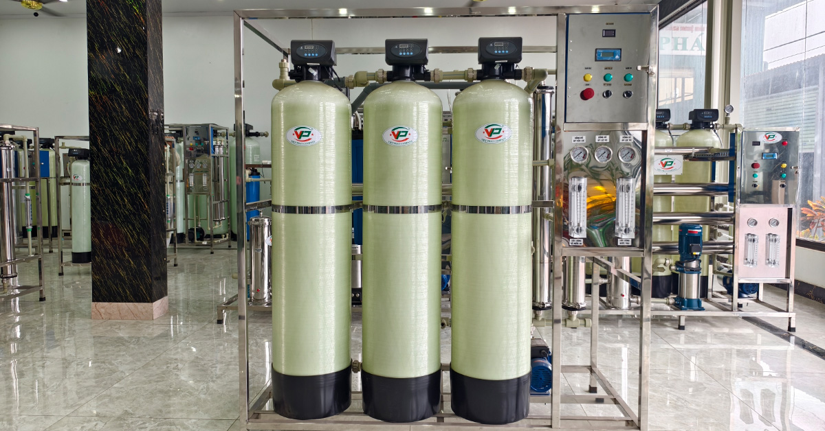 Hệ thống lọc nước RO công nghiệp 1000l/h-Xử lý nước Việt Phát