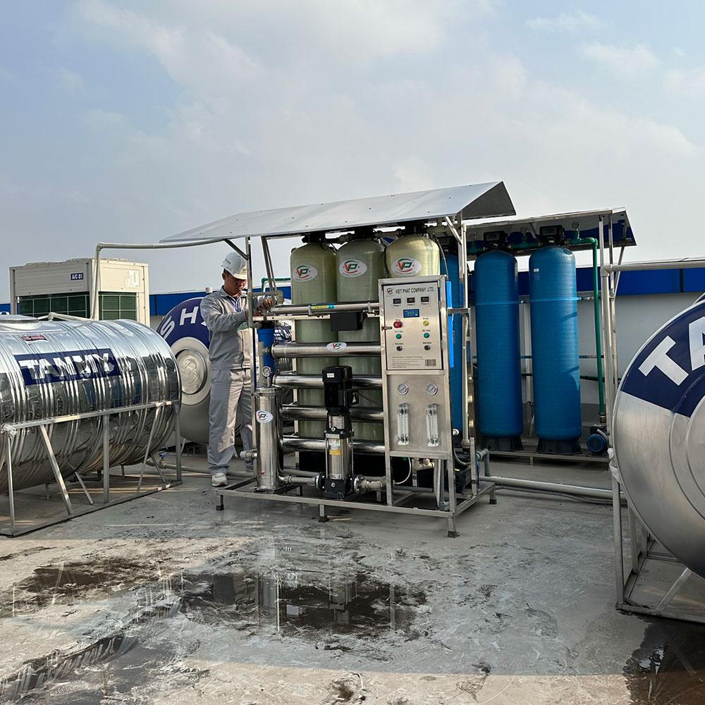 hệ thống lọc nước RO công nghiệp 1000l h