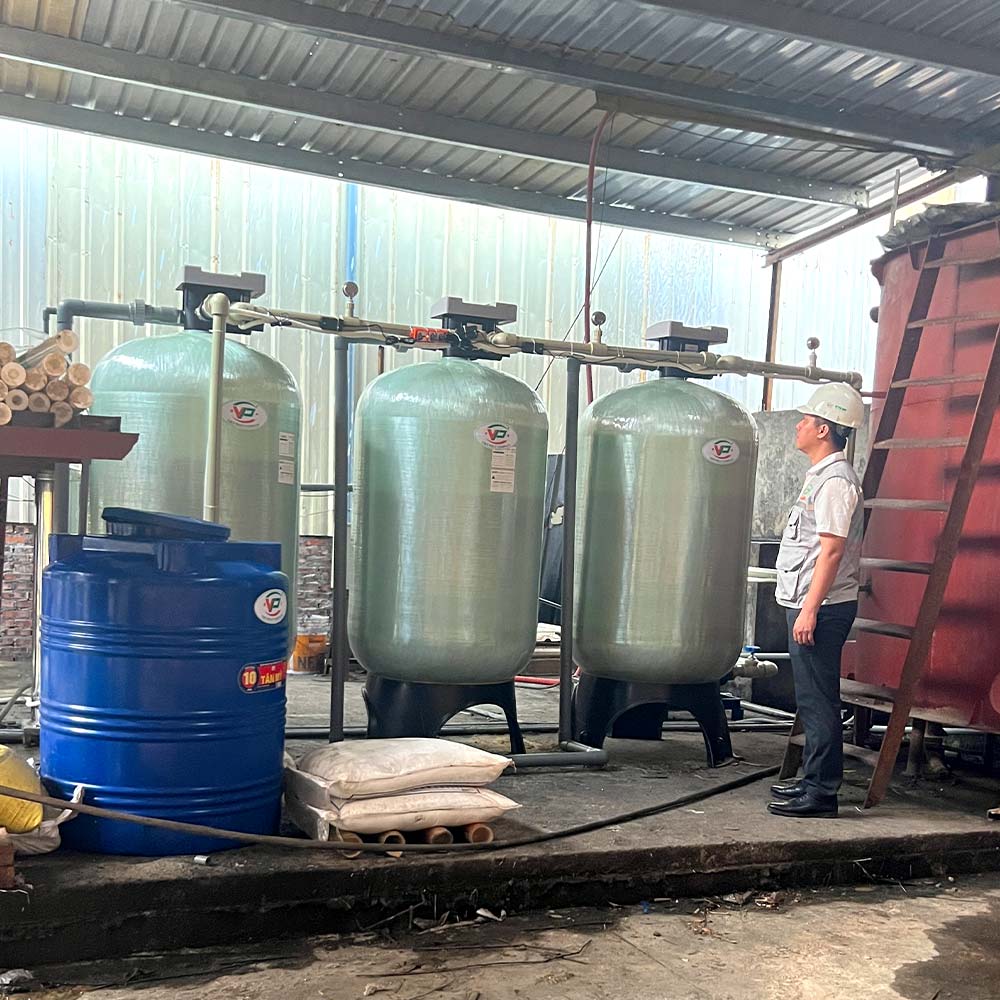 Lọc nước công nghiệp công suất 100m3 - Xử lý nước Việt Phát-1a