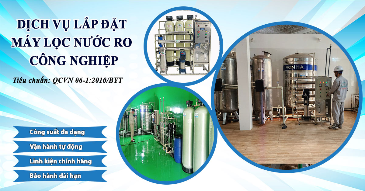 Dịch vụ lắp đặt máy lọc nước Ro công nghiệp