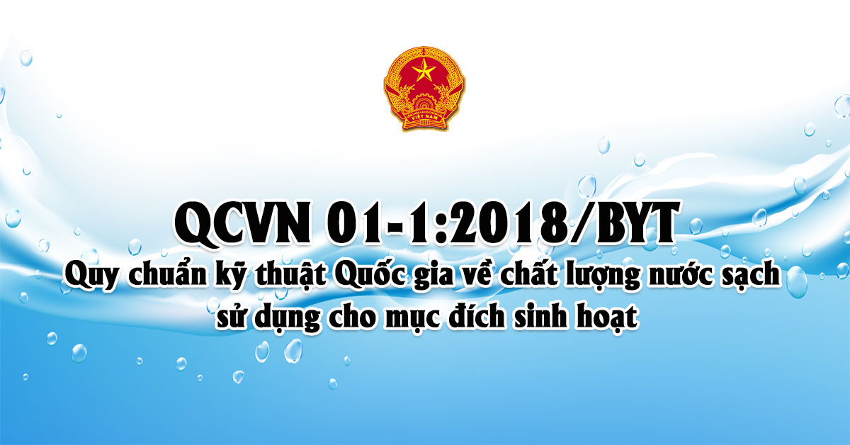 Quy chuẩn QCVN01-1:2018/BYT