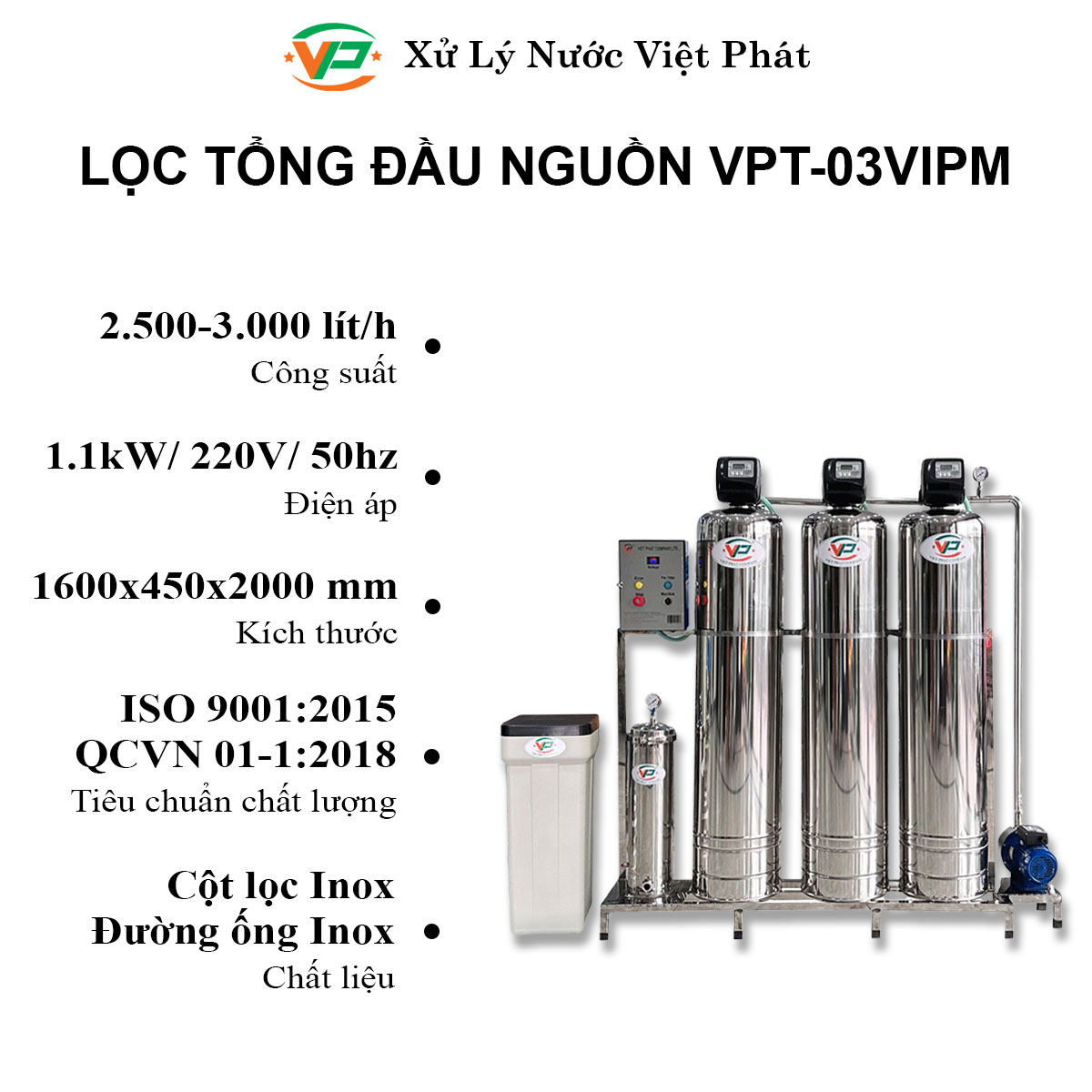 Bộ lọc tổng đầu nguồn VPT-03VIP-1