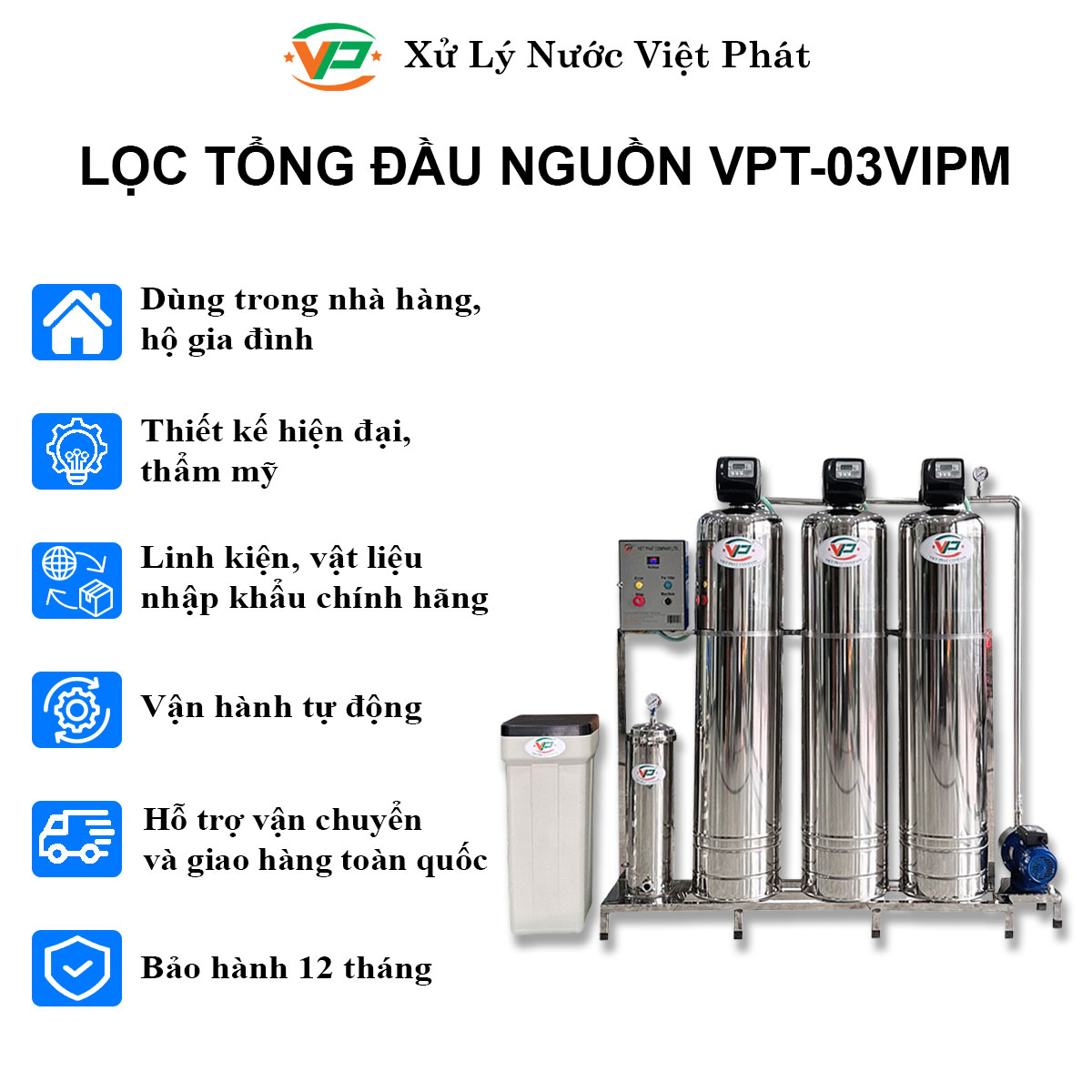 Bộ lọc tổng đầu nguồn VPT-03VIP-3