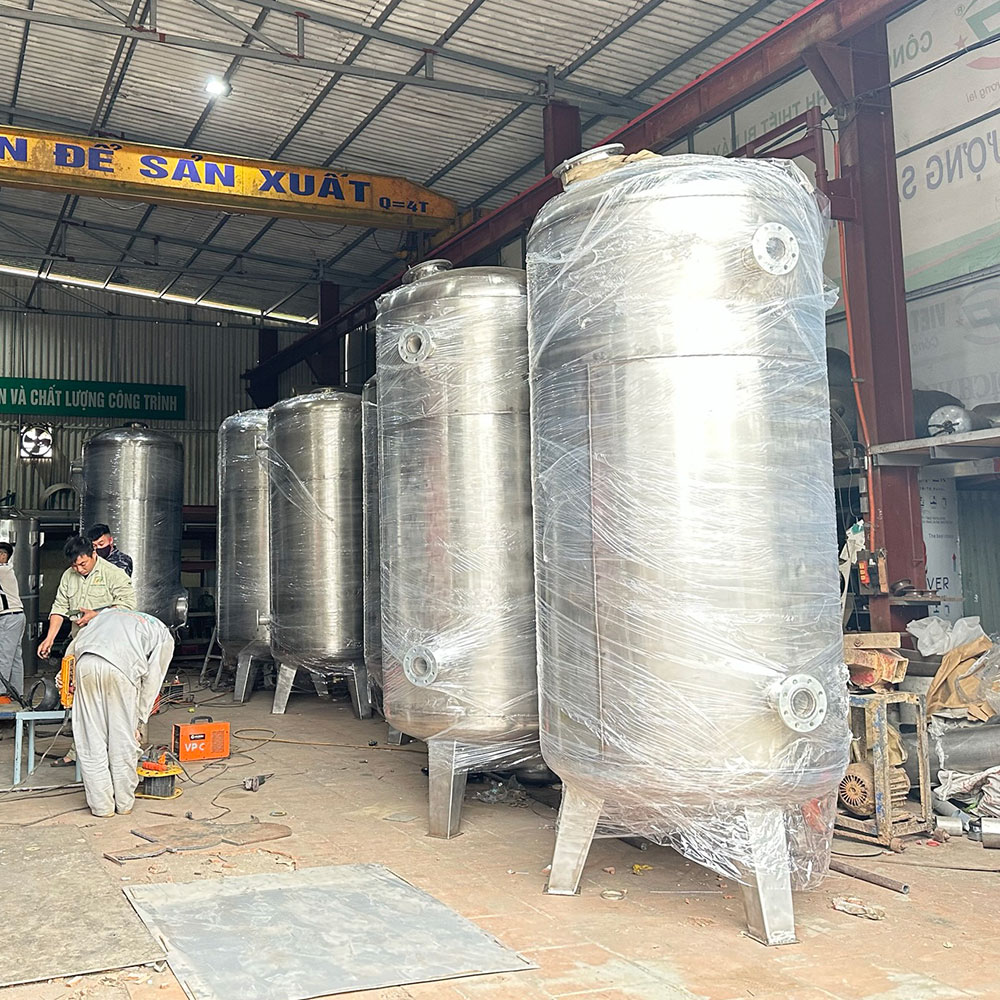 Chế tạo gia công bồn lọc nước công nghiệp-3