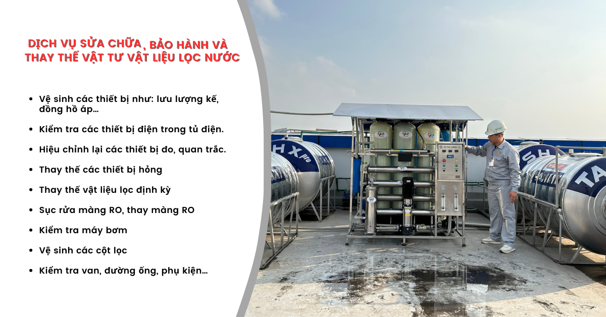 Dịch vụ sửa chữa, bảo hành, thay thế