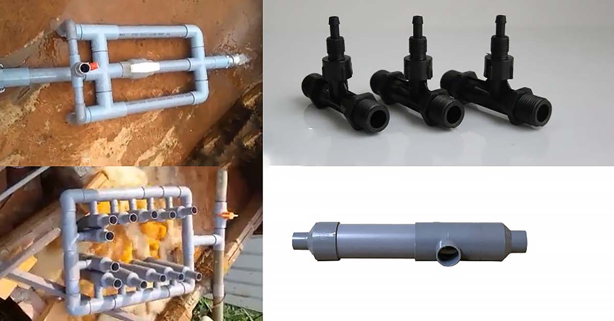 Các loại bộ trộn khí ejector