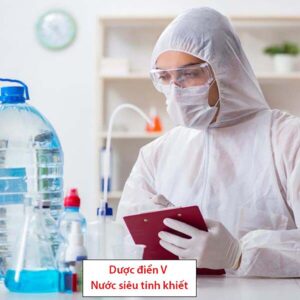 Dịch vụ kiểm nghiệm nước siêu tinh khiết theo Dược Điển V