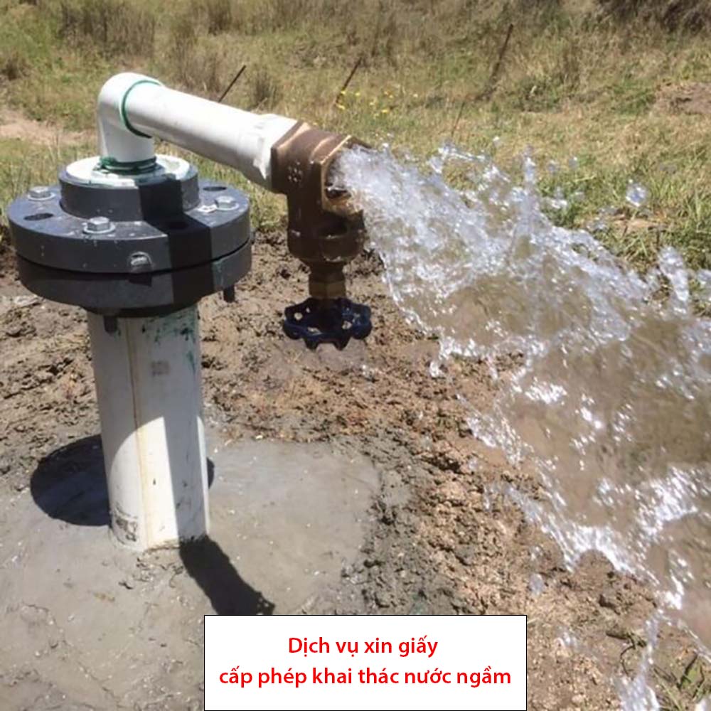 dịch vụ xin cấp phép khai thác nước ngầm