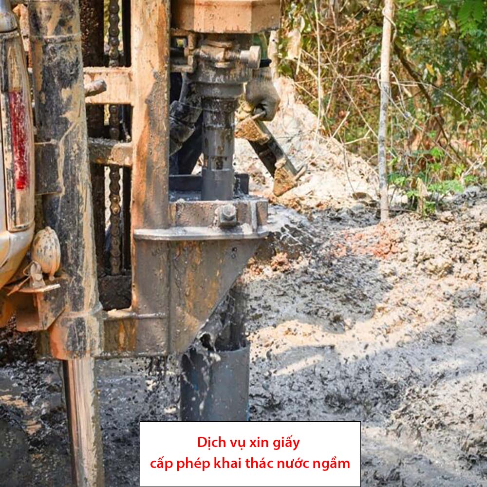 dịch vụ xin cấp phép khai thác nước ngầm