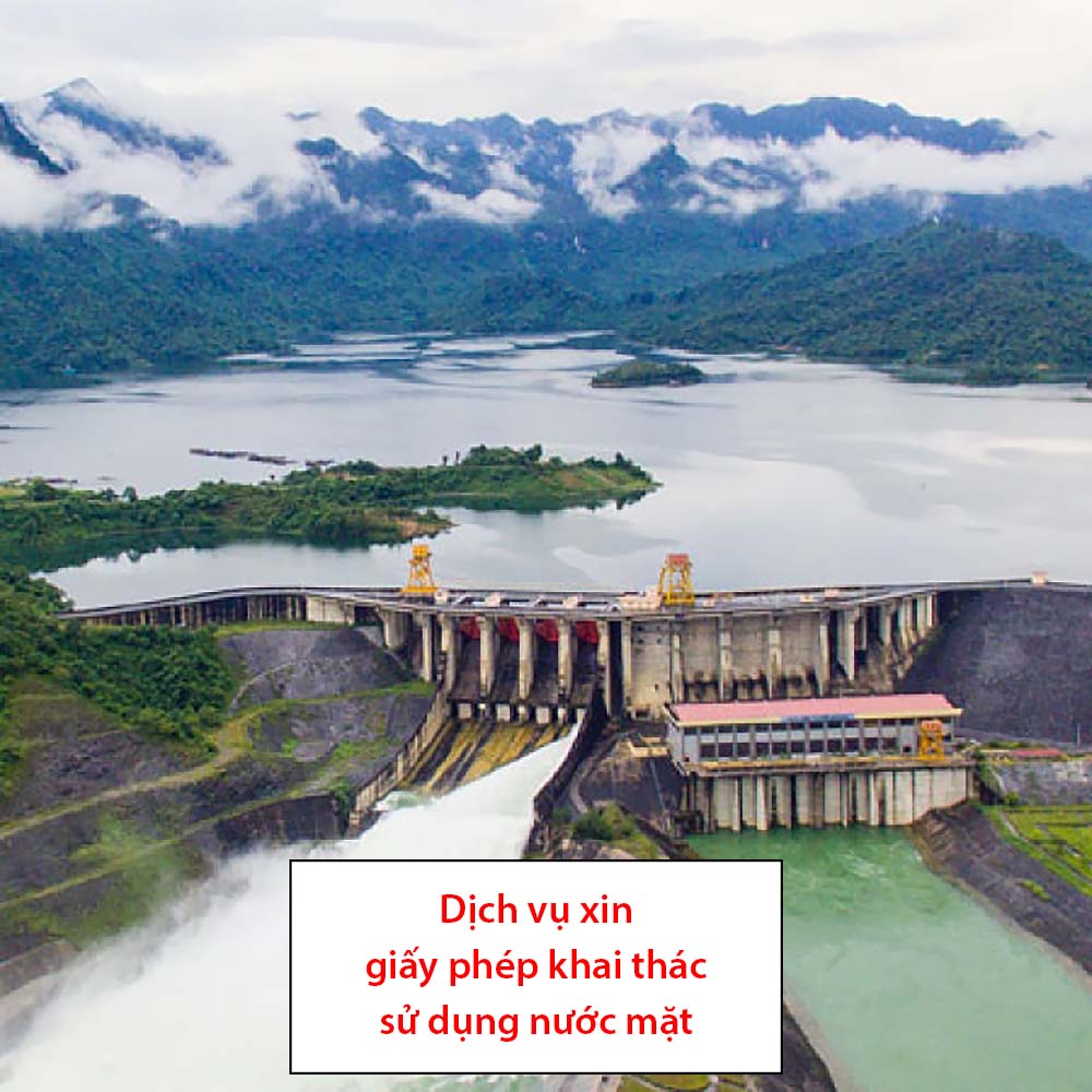 Dịch vụ xin giấy phép khai thác sử dụng nước mặt