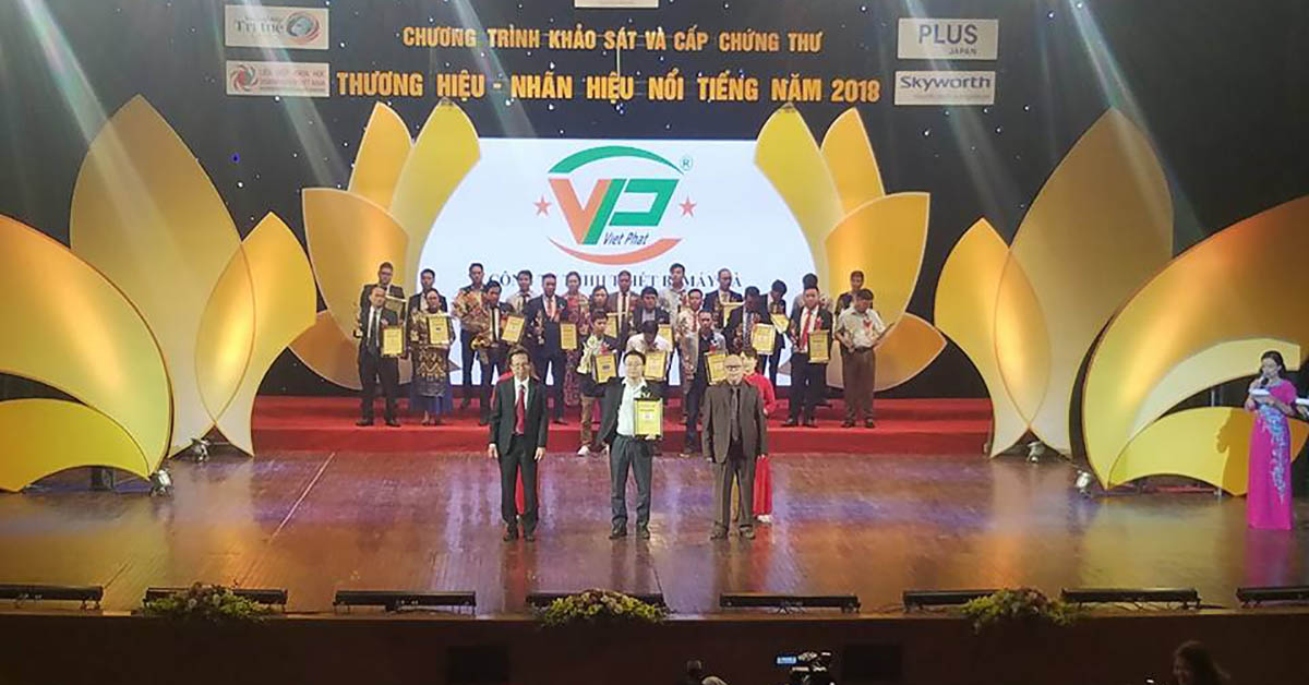 Việt Phát - Thương hiệu Nhãn hiệu nổi tiếng 2018
