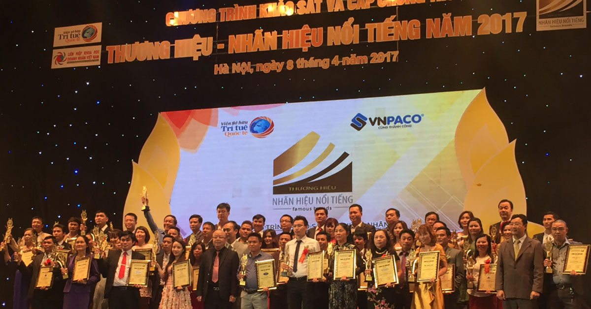 Việt Phát - Thương hiệu Nhãn hiệu nổi tiếng 2017
