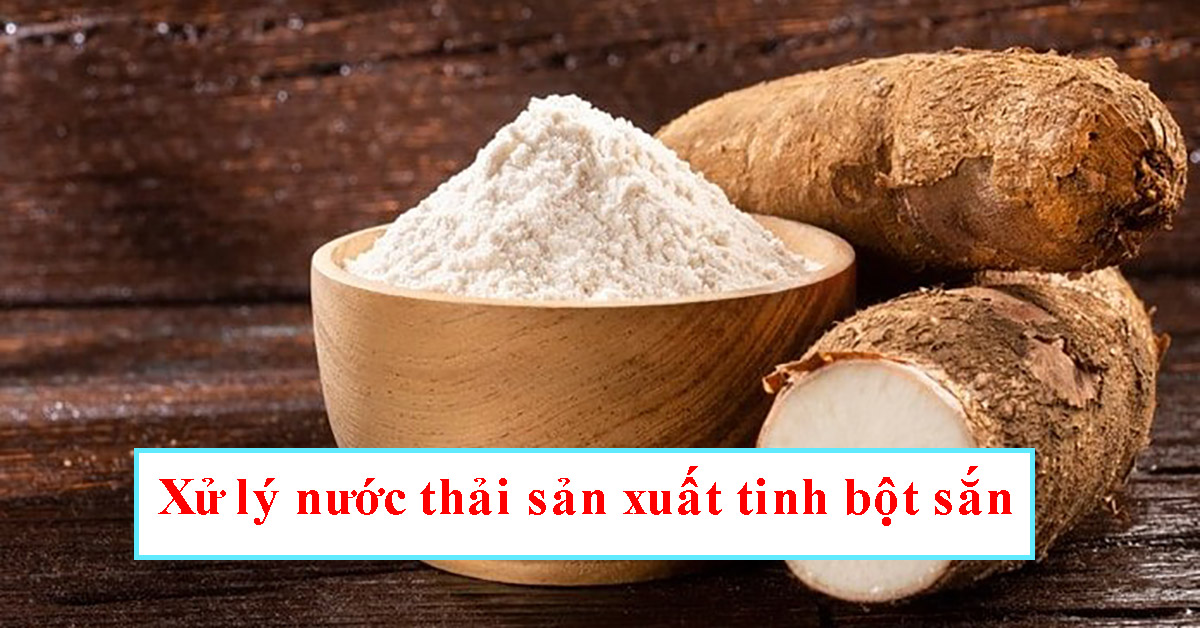 Xử lý nước thải sản xuất tinh bột sắn