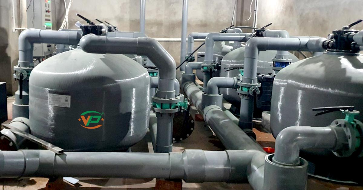 Hệ thống xử lý nước bể bơi tại Thung Nham - Ninh Bình