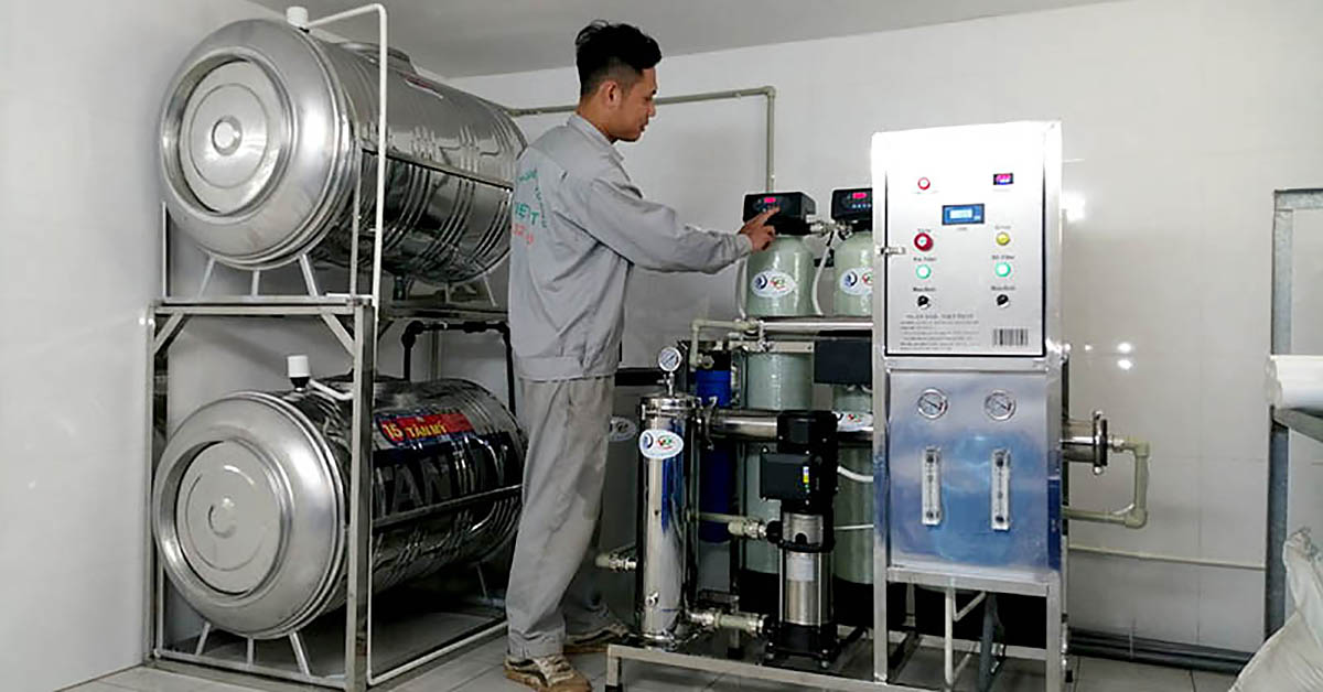 Dự án hệ thống lọc nước tinh khiết RO tại trường mầm non Vân Từ – Phú Xuyên (2)