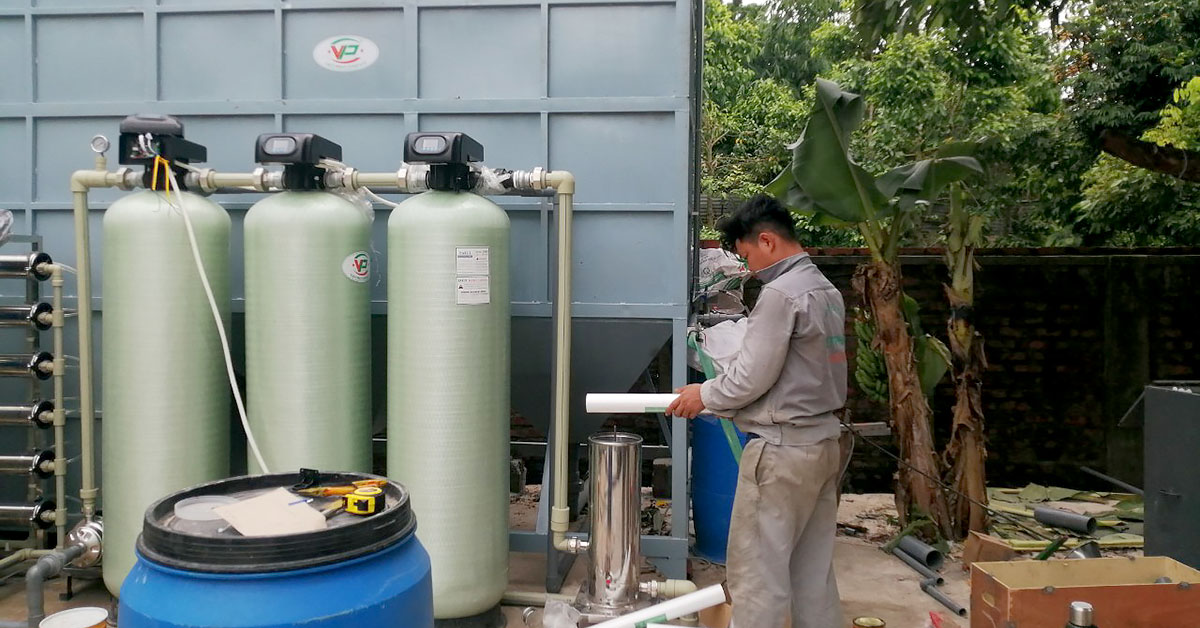 Thi công lắp đặt hệ thống lọc nước tại Đan Phượng