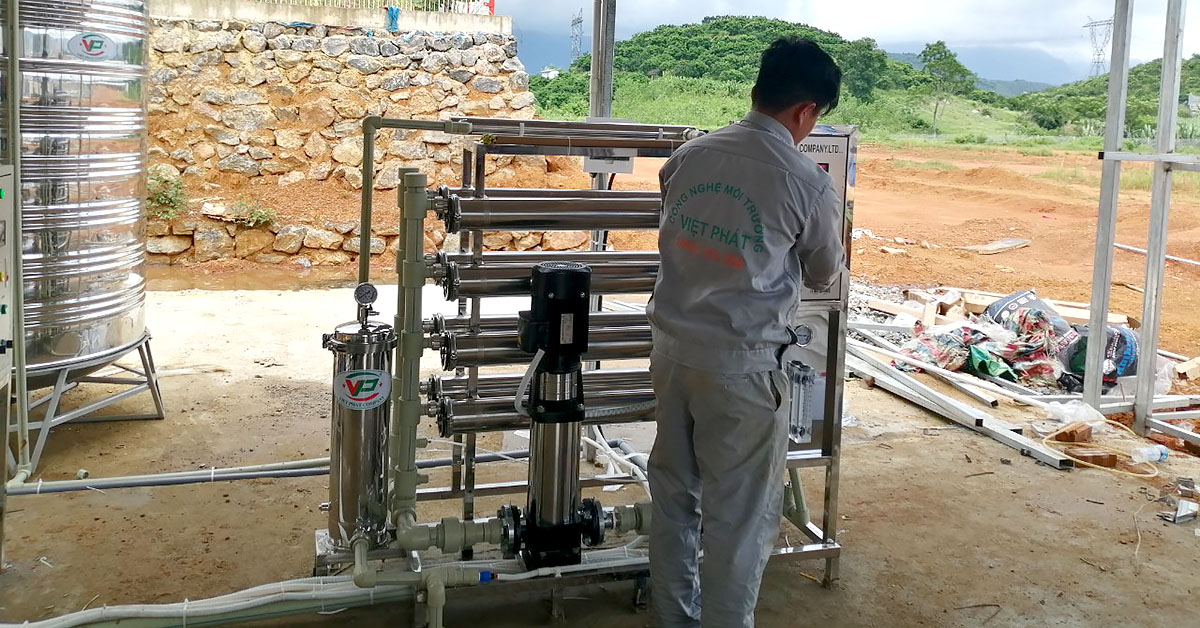 Lắp đặt màng RO công suất 2000l/h