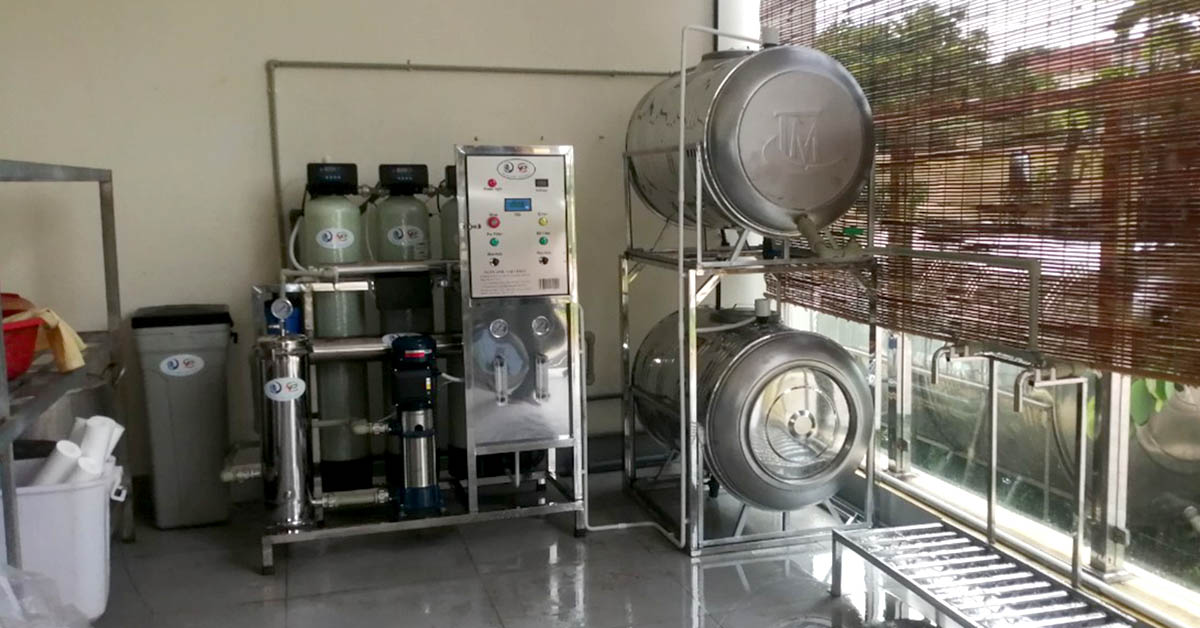 Hệ thống lọc nước RO tại trường mầm non Chuyên Mỹ