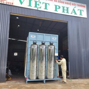Hệ thống lọc nước giếng khoan dạng module 100m3/24h
