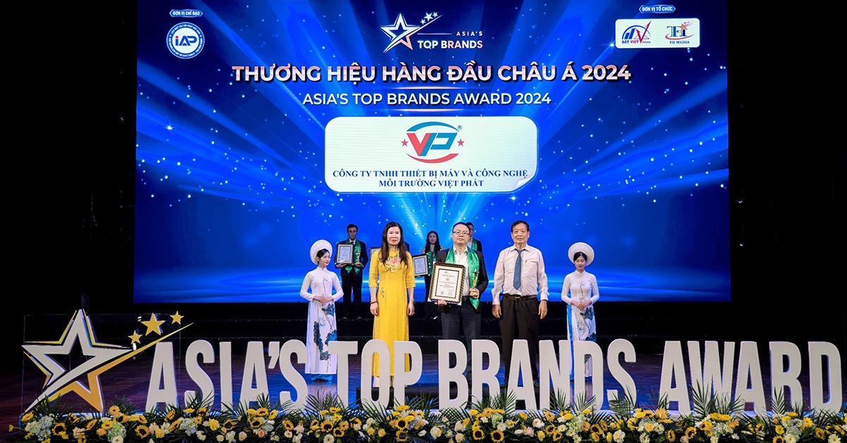 Việt Phát - Top 10 thương hiệu hàng đầu Châu Á 2024