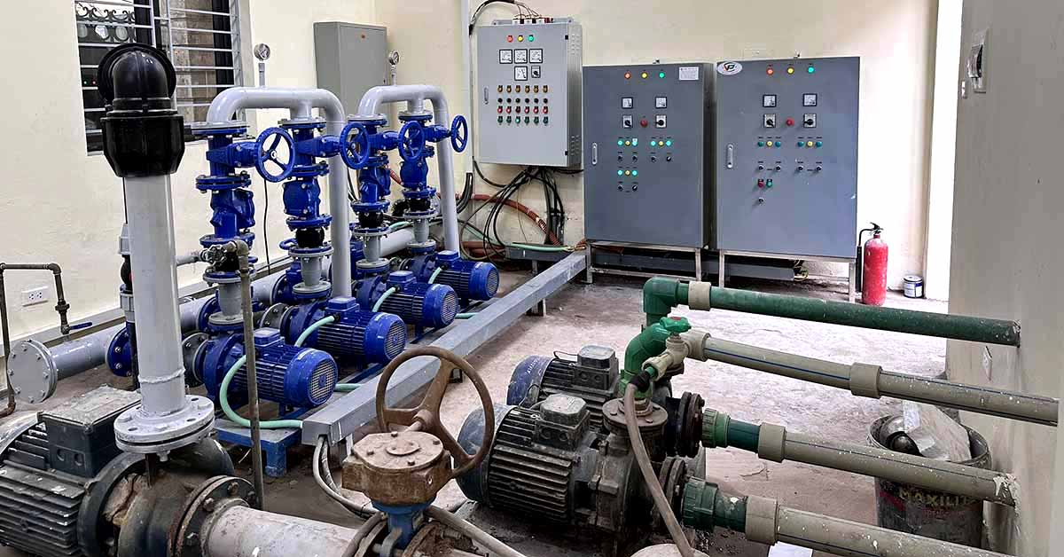 Hệ thống bơm lọc rửa