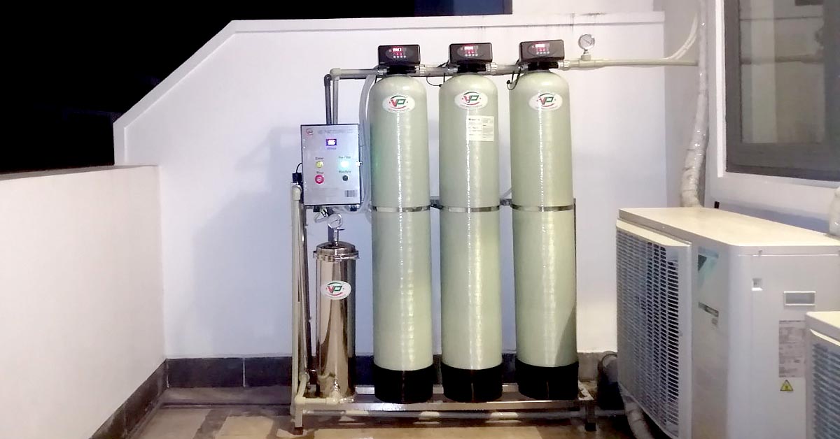 Hệ thống lọc nước giếng khoan nhiễm phèn gia đình, biệt thự