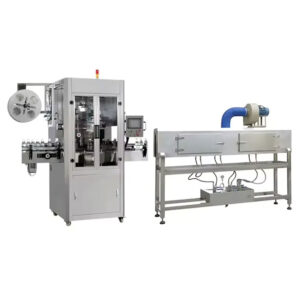 Máy co màng hơi nước, dán nhãn tự động
