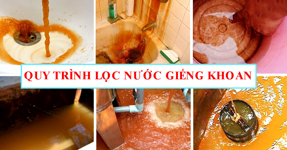 Quy trình lọc nước giếng khoan