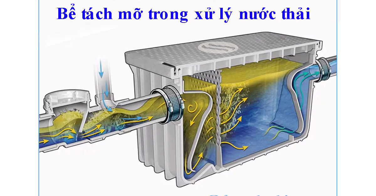 Bể tách mỡ trong xử lý nước thải