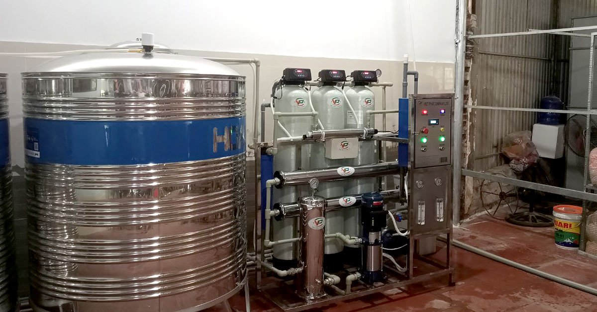 Hệ thống lọc nước ro công nghiệp 500l/h bản tiêu chuẩn