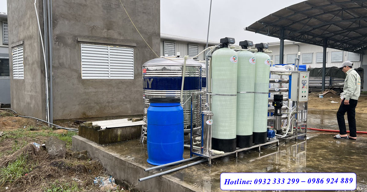 Hệ thống lọc nước RO công nghiệp 1500l/h