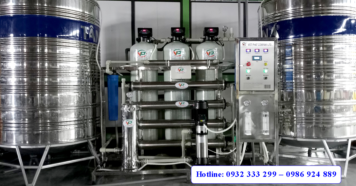 Hệ thống lọc nước RO 1000L/h thứ 2 của dự án
