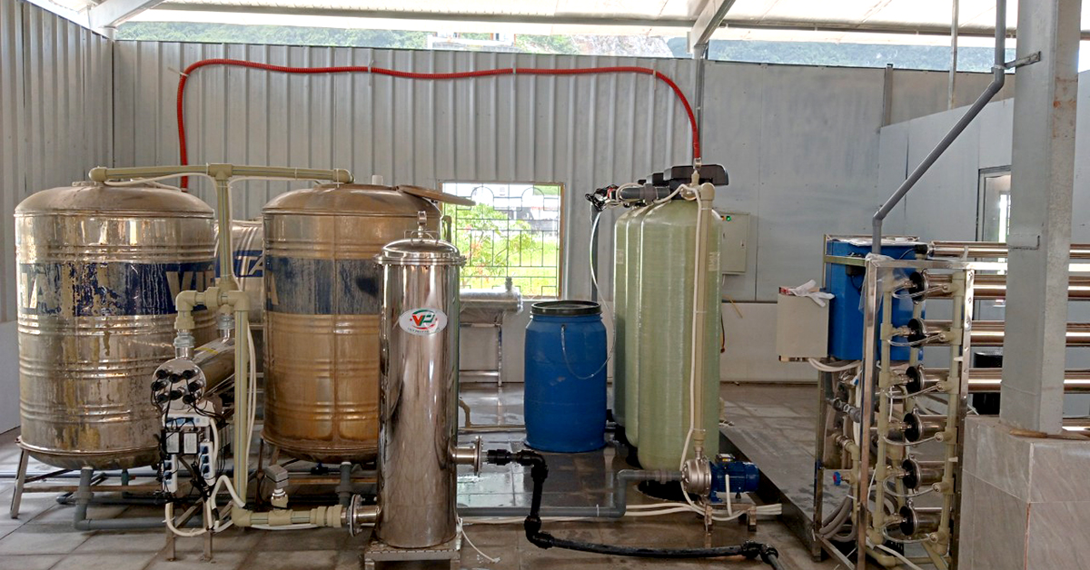 Dự án lọc nước giếng khoan + lọc nước RO tại Thái Nguyên