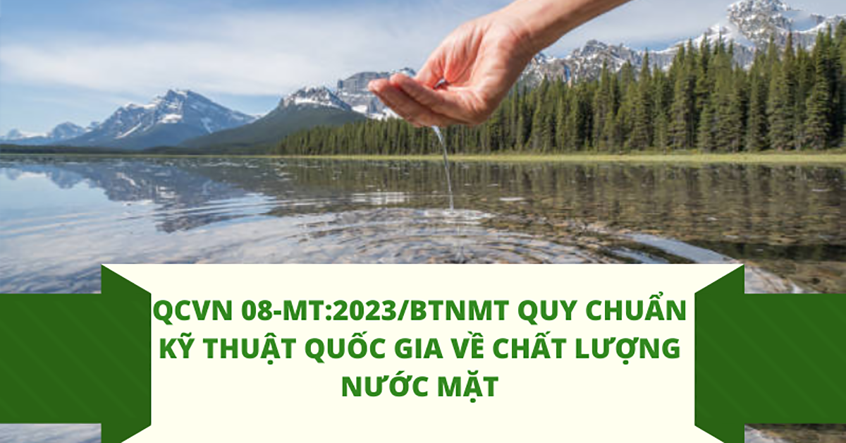 QCVN 08:2023/BTNMT quy chuẩn kỹ thuật quốc gia về chất lượng nước mặt