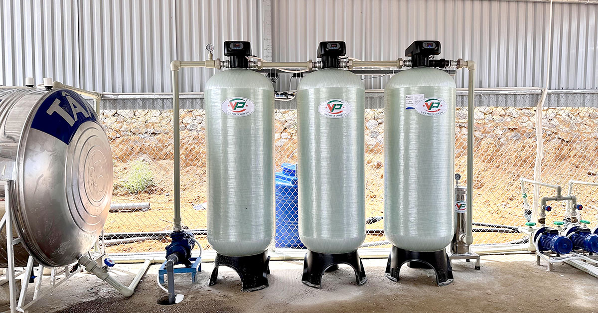 Hệ thống lọc nước giếng khoan 200m3/24h