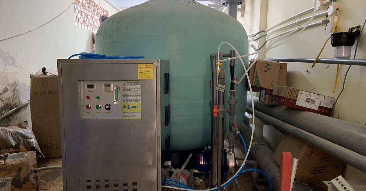 Xử lý nước bể bơi bằng ozone