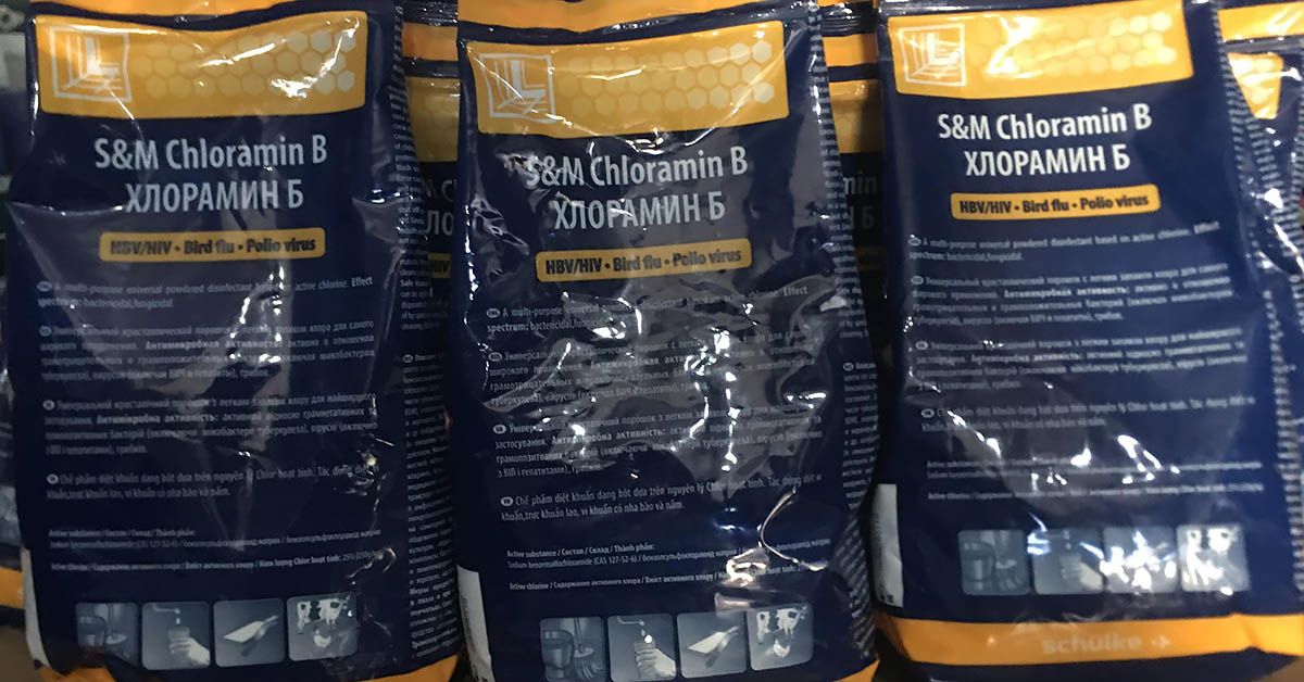 Khử trùng bằng Cloramin B