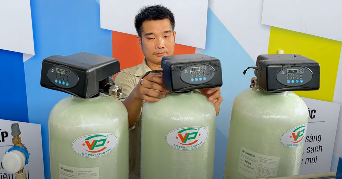 Lắp đặt van điều khiển và đường ống nối