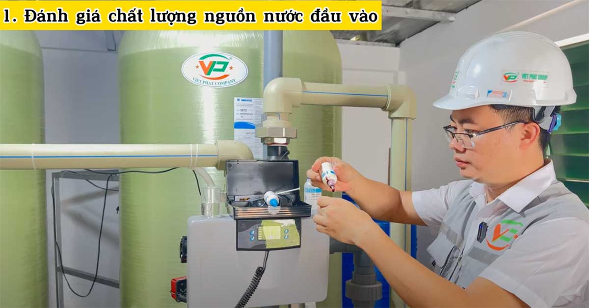 Đánh giá chất lượng nguồn nước đầu vào