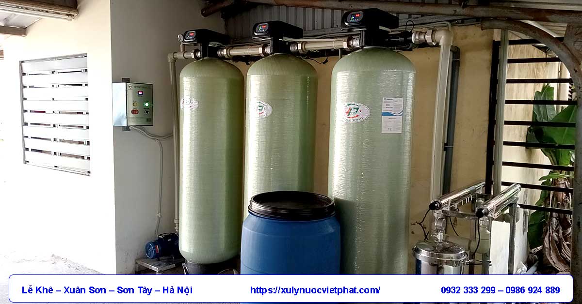 Việt Phát lắp đặt hệ thống lọc nước giếng khoan tại Thái Bình