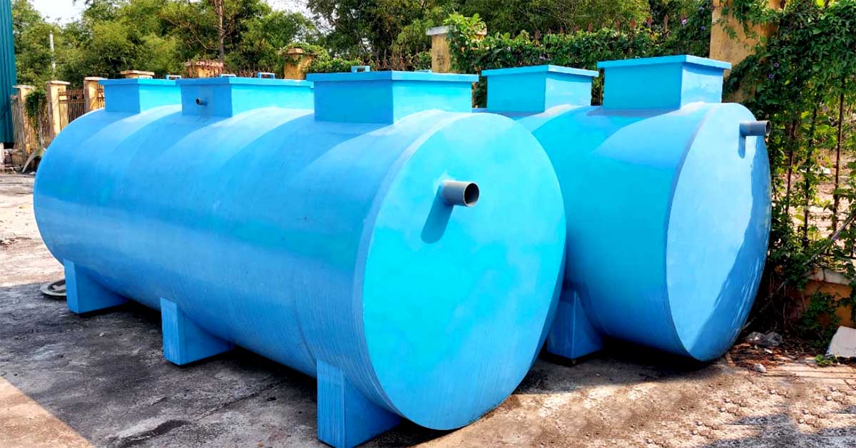Module xử lý nước thải composite 50m3/ngày đêm