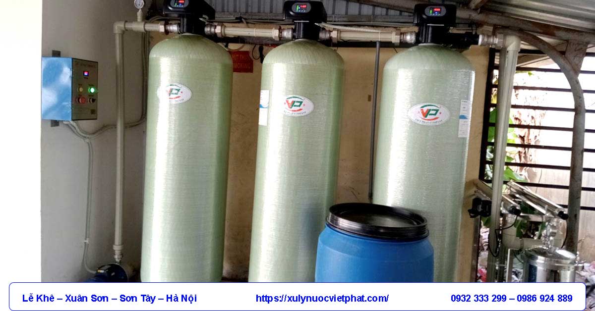 Hệ thống lọc tổng đầu nguồn giúp xử lý mangan trong nước hiệu quả