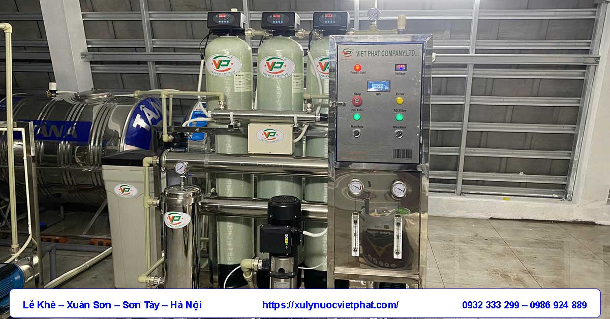 Hoàn thành lắp đặt hệ thống RO tại Vĩnh Phúc
