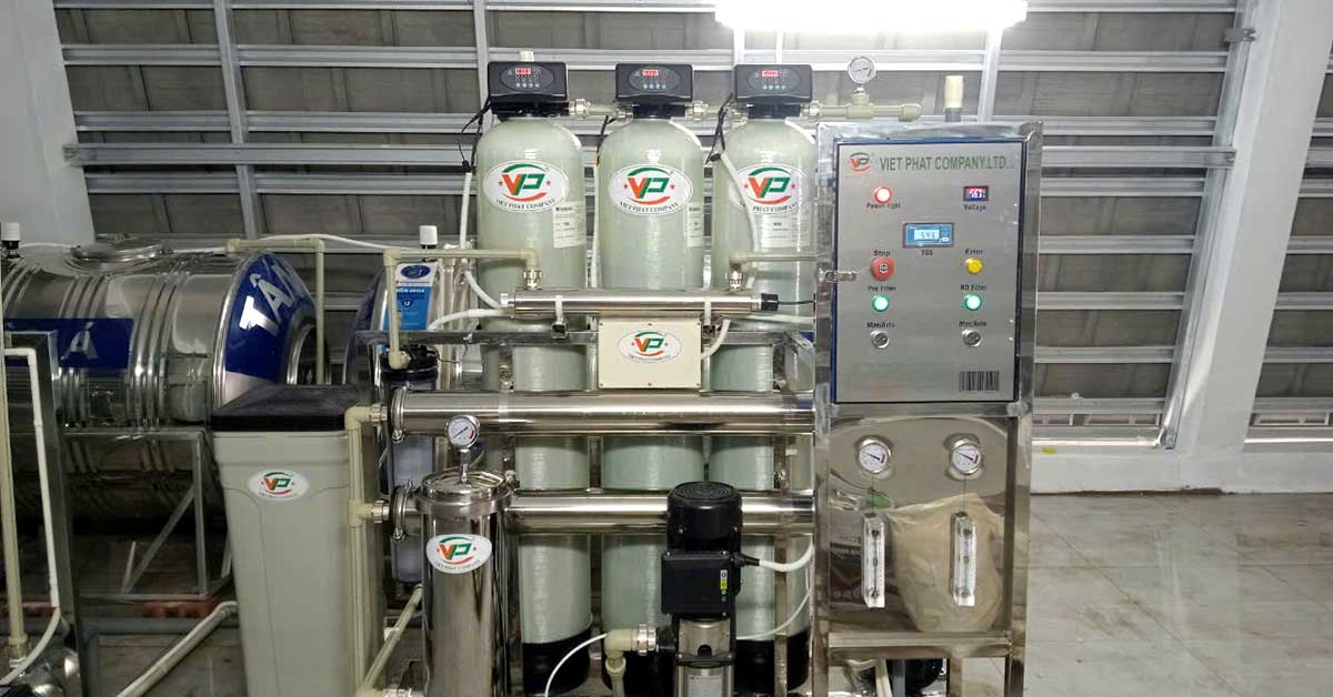Hệ thống lọc nước RO 500l tại Yên Lạc Vĩnh Phúc