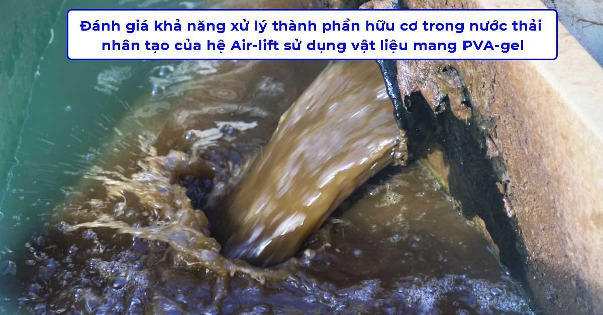 xử lý thành phần hữu cơ trong nước thải