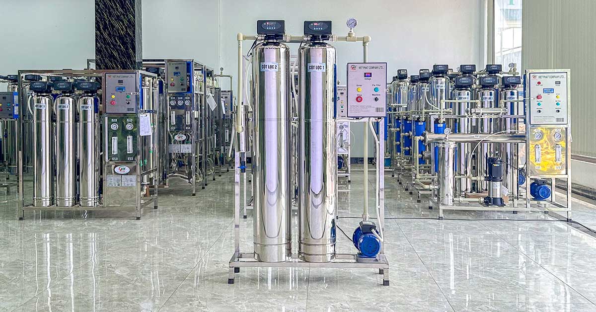 Hệ thống tiền lọc 1000l/h