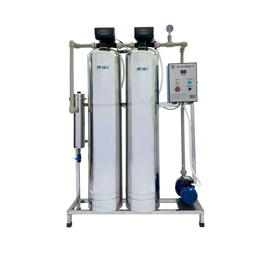 hệ thống tiền lọc 2000l/h