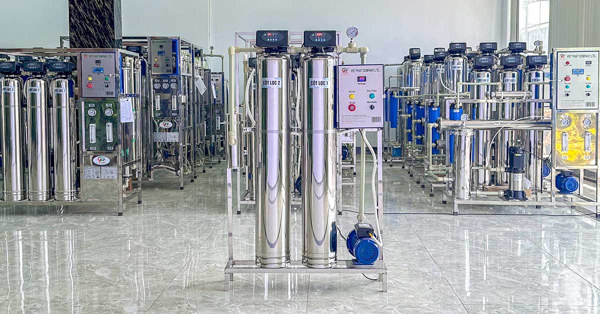Hệ thống tiền lọc 600l/h