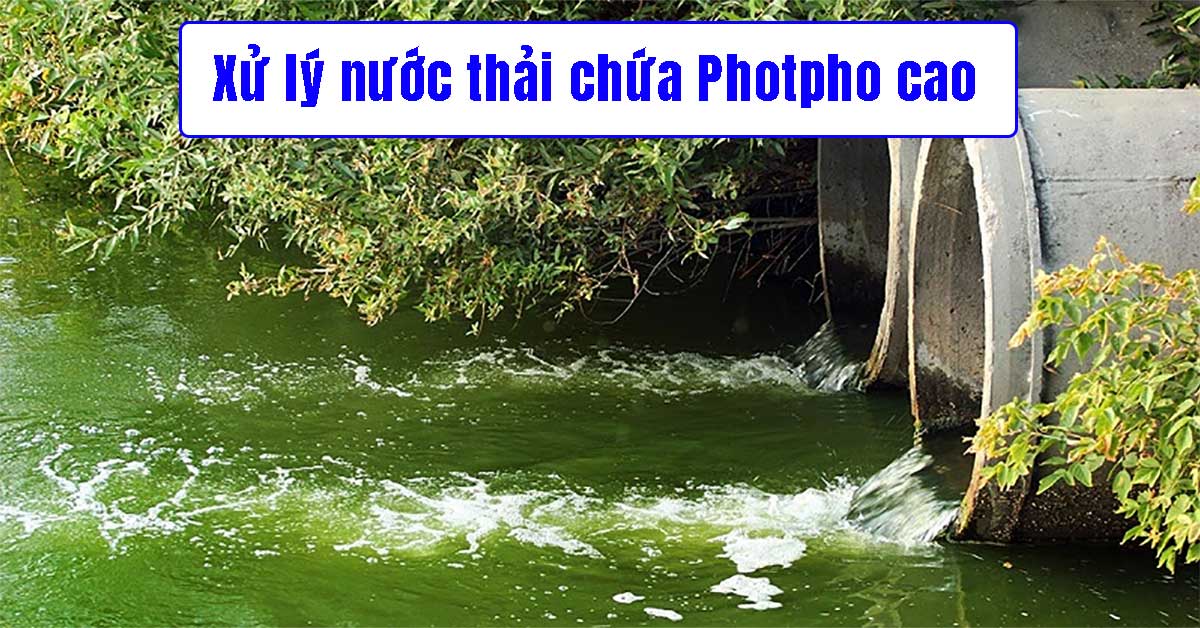 Xử lý nước thải chứa Photpho cao